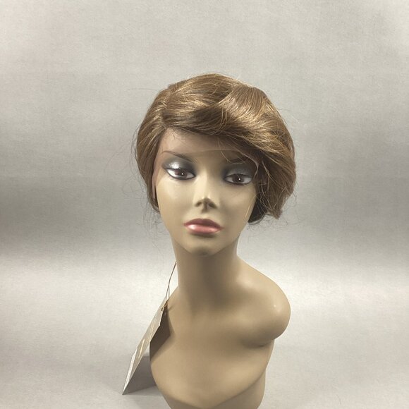 H/H Avanza Short Straight #S1B/27 Black Blonde 100% Human Hair Blend Full Wig - Picture 2 of 9